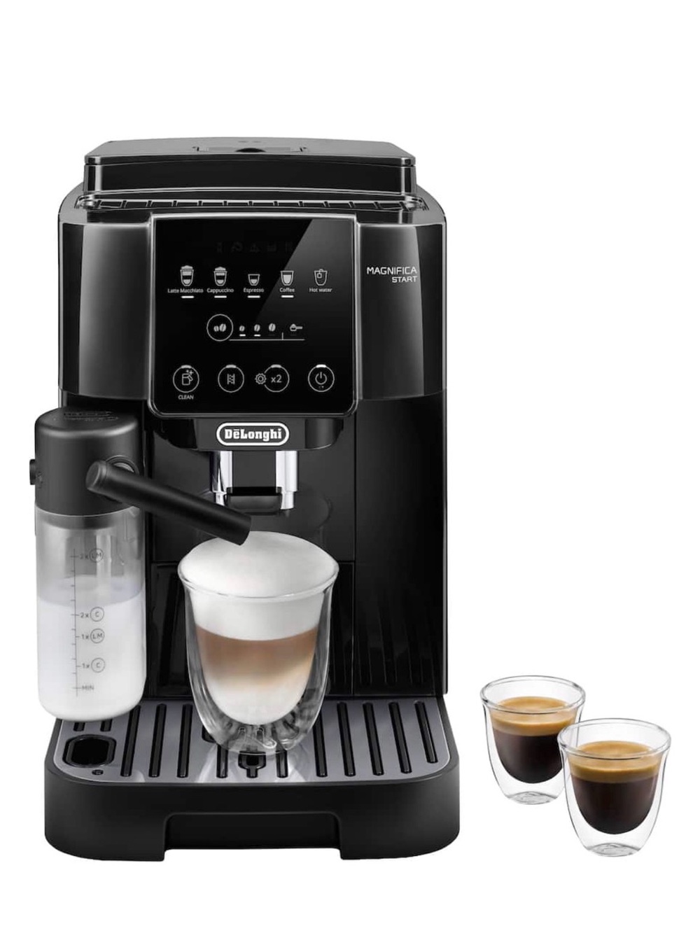 DeLonghi Magnifica Start Black Automatic Espresso & Cappuccino Machine